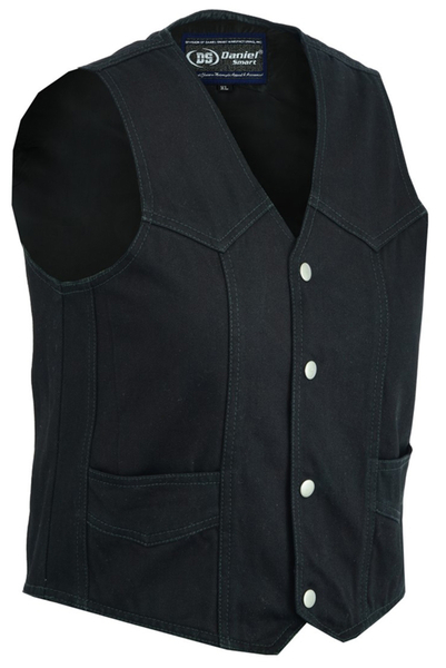 DM9725   Kids Denim Plain Side Vest | Kid's