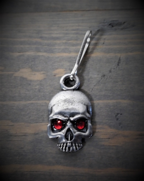 BZP-36 Skull Diamond Zipper Pull | Zipper Pulls