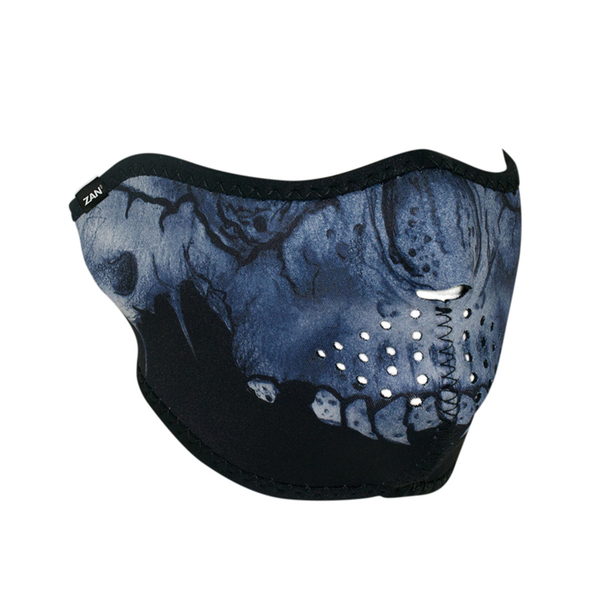 WNFM417H Neoprene Half Face Mask, Midnight Skull | Half Facemasks