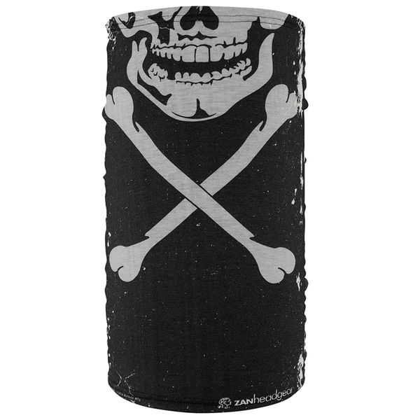 TF227 Motley Tube® Fleece Lined- Skull Xbones | Head/Neck/Sleeve Gear