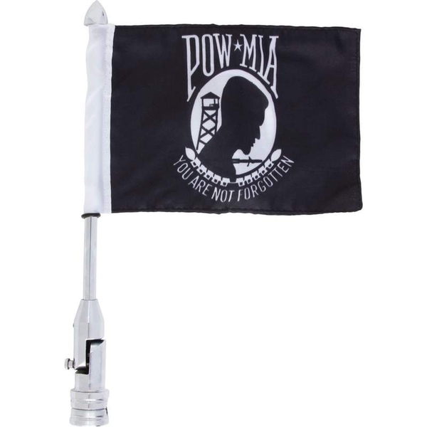 BKFLAGPM MC Flagpole Mount  & POW/MIA Flag | Close Outs