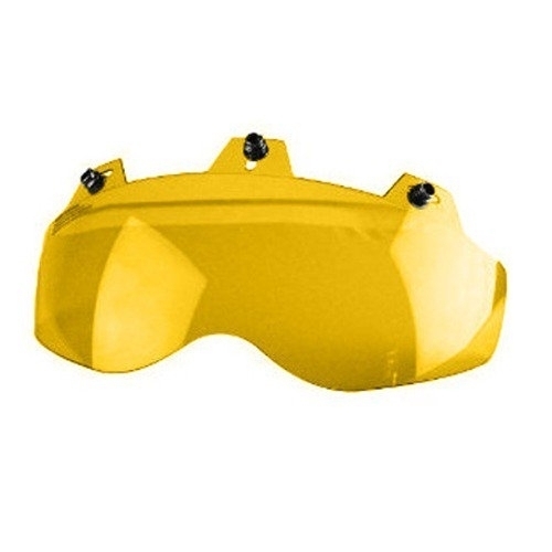 02-307 3 Snap Shorty Shield - Hard Coated Amber | Helmet Accessories
