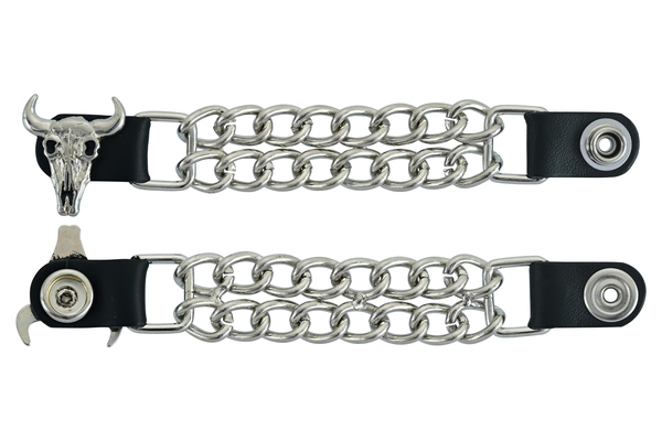 PKV156D Vest Extender - Cow Skull | Vest Extenders