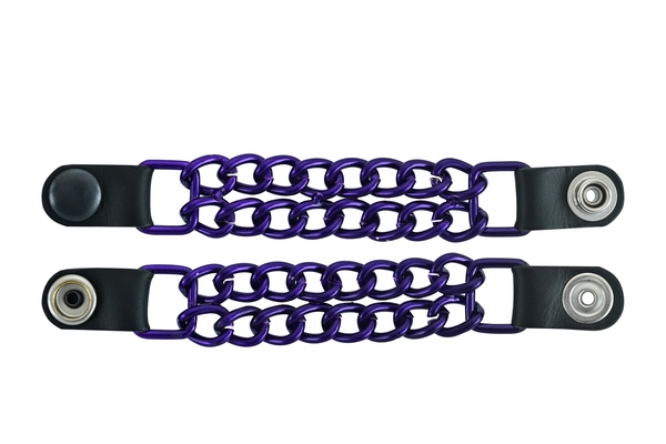 PKVPC100PG Vest EXTENDER POWDER COATED PURPLE GLITTER | Vest Extenders