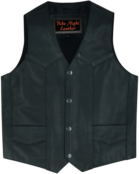 DS1725 Kids Traditional Style Plain Side Vest | Kid's