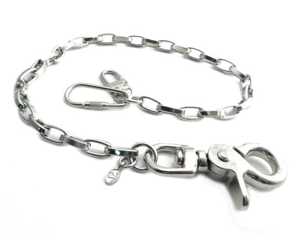 NC130-18 Modern Chrome Wallet Chain 16