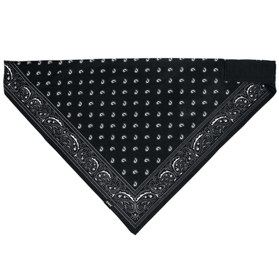 BL101 Bandanna, SportFlex Series, Black Paisley