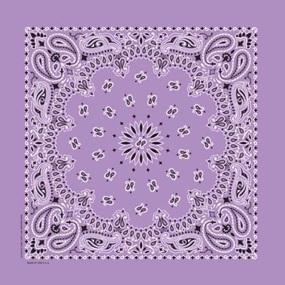 NT4405 Bandana Paisley Lavender