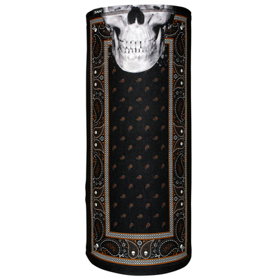 TL197 Motley Tube®, SportFlex Series- Black & Orange Classic Bandanna