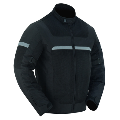 DS764 Men's Racer Mesh Jacket  Black